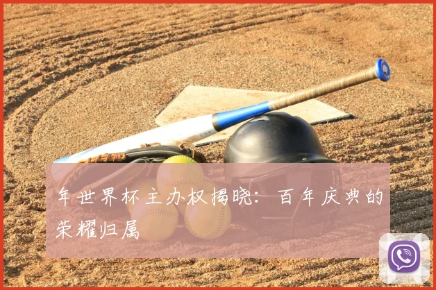 年世界杯主办权揭晓：百年庆典的荣耀归属