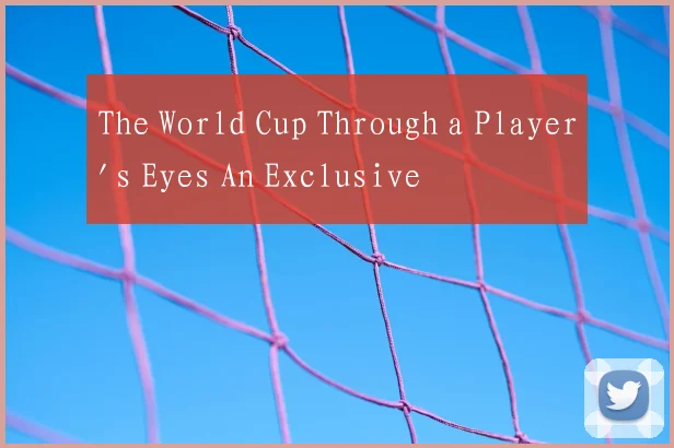 The World Cup Through a Player's Eyes An Exclusive